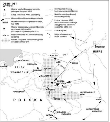 ober ost w 1918 roku